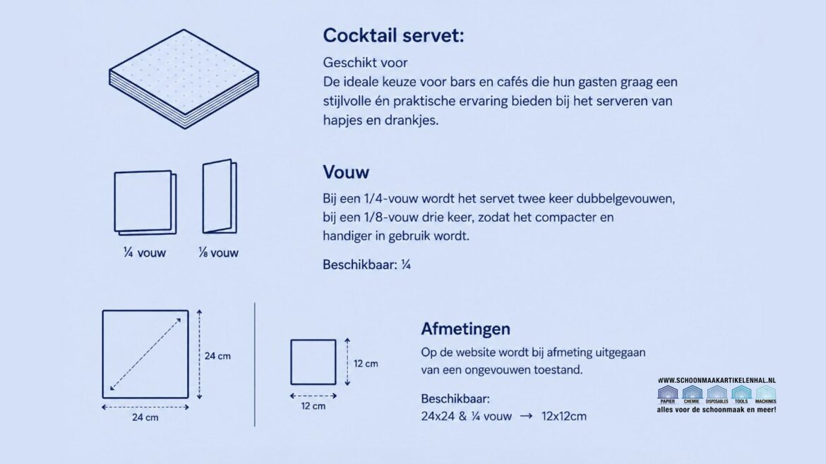 Cocktail-servetten