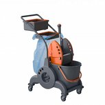 iVo Giotto Enkele Mopemmer 25L met Onderstel LT50, Moppers en Duwbeugel, Afvalunit en Tray iVo Giotto Enkele Mopemmer 25L met Onderstel LT50, Moppers en Duwbeugel, Afvalunit en Tray