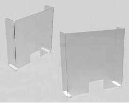 Safety Screen Tafel model. Br.800 x H.600mm. Acrylaat met gebogen zijkanten. Safety Screen Tafel model. Br.800 x H.600mm. Acrylaat met gebogen zijkanten.