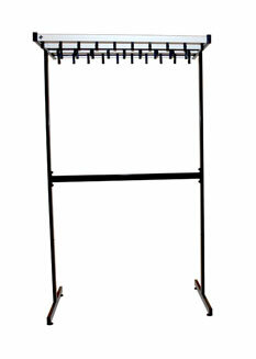 Vepa Bins PRO-LINE GARDEROBEREK DUBBELZIJDIG 38 HAKEN grijs, zwart Vepa Bins PRO-LINE GARDEROBEREK DUBBELZIJDIG 38 HAKEN grijs, zwart