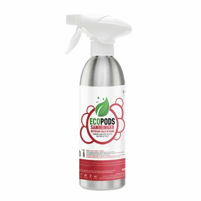 ECOPODS ALU VERSTUIVER SANIREINIGER 500ml ECOPODS ALU VERSTUIVER SANIREINIGER 500ml