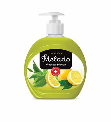 Melado Handzeeppompje Green Tea & Lemon 6x500ml Melado Handzeeppompje Green Tea & Lemon 6x500ml