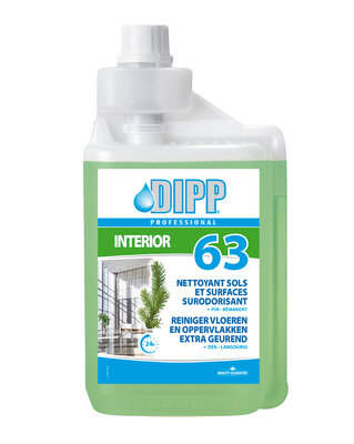 DIPP N° 63 - 1L Reiniger vloeren en oppervlakken - extra geurend - den DIPP N° 63 - 1L Reiniger vloeren en oppervlakken - extra geurend - den
