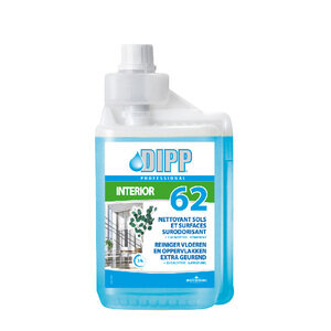 DIPP N° 62 - 1L Reiniger vloeren en oppervlakken - extra geurend - eucalyptus DIPP N° 62 - 1L Reiniger vloeren en oppervlakken - extra geurend - eucalyptus