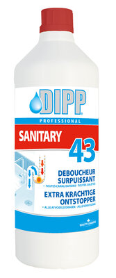 DIPP N° 43 - 1L Extra Krachtige Ontstopper - alle afvoerleidingen DIPP N° 43 - 1L Extra Krachtige Ontstopper - alle afvoerleidingen