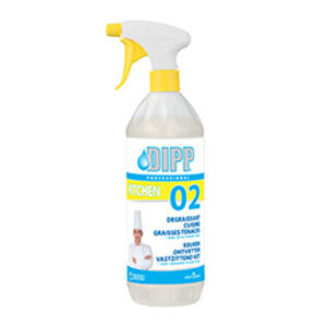 DIPP N° 02 - 1L of 5L SPRAY Keuken Ontvetter Vastzittend Vet DIPP N° 02 - 1L of 5L SPRAY Keuken Ontvetter Vastzittend Vet