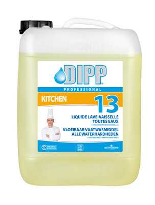 DIPP N° 13 - 10L Vloeibaar Vaatwasmiddel Alle Waterhardheden DIPP N° 13 - 10L Vloeibaar Vaatwasmiddel Alle Waterhardheden