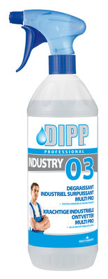 DIPP N° 03 -1L SPRAY Krachtige Industriële Ontvetter Multi-pro DIPP N° 03 -1L SPRAY Krachtige Industriële Ontvetter Multi-pro