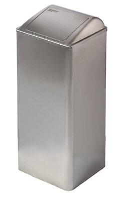 All Care Mediclinics Afvalbak gesloten 80 liter RVS All Care Mediclinics Afvalbak gesloten 80 liter RVS