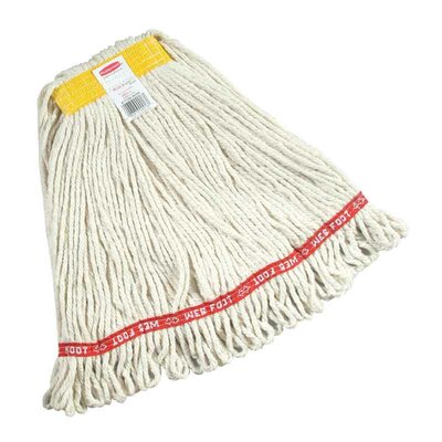 RUBBERMAID WEB FOOT VOCHTIGE MOP WIT 6 stuks RUBBERMAID WEB FOOT VOCHTIGE MOP WIT 6 stuks