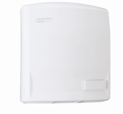 All Care Mediclinics Handendroger wit drukknop All Care Mediclinics Handendroger wit drukknop