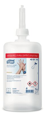 Tork Alcohol Liquid Hand Sanitizer S1 1ltr 6st/doos Tork Alcohol Liquid Hand Sanitizer S1 1ltr 6st/doos