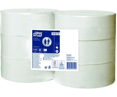 Tork Jumbo Toiletpapier Advanced T1 2-laags wit