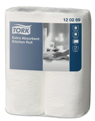 Tork Premium Keukenrol, 2-Laags, 12x2rol, 24rol/pak Tork Premium Keukenrol, 2-Laags, 12x2rol, 24rol/pak