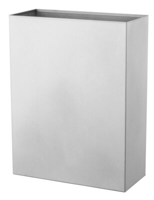 All Care Basic-line RVS afvalbak 25 liter open 