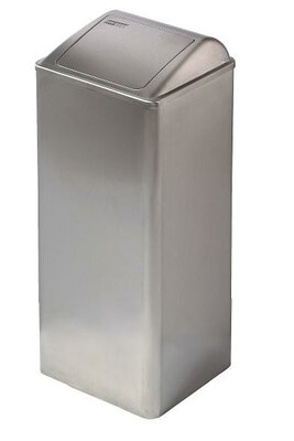 All Care Dutch bins afvalbak RVS 80 liter gesloten  All Care Dutch bins afvalbak RVS 80 liter gesloten