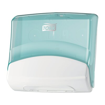 Tork Performance Topholder W4 Wit/ Turquoise, per stuk Tork Performance Topholder W4 Wit/ Turquoise, per stuk