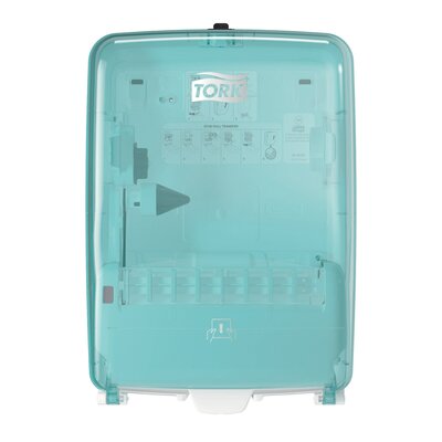 Tork Wasstation W6 Dispenser Wit/Turquoise, per stuk Tork Wasstation W6 Dispenser Wit/Turquoise, per stuk