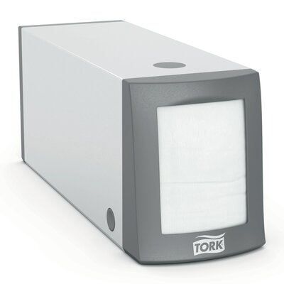 Tork Dispenser Fastfold Servet N2 aluminium per stuk Tork Dispenser Fastfold Servet N2 aluminium per stuk