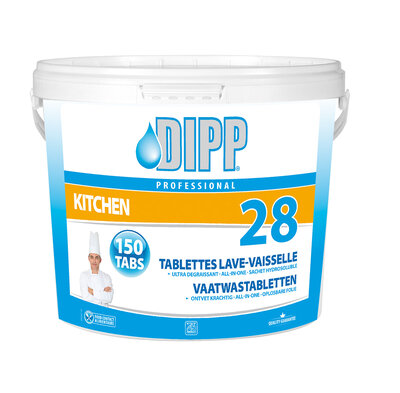 DIPP N° 28 - 150 TABLETTEN Vaatwastabletten All-in-one DIPP N° 28 - 150 TABLETTEN Vaatwastabletten All-in-one