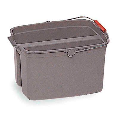 RUBBERMAID DUBBELE EMMER GRIJS