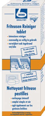 Becher Friteuse reiniger 12 Tabs Becher Friteuse reiniger 12 Tabs