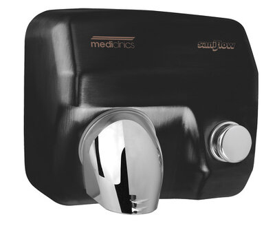 All Care Mediclinics Handendroger zwart drukknop All Care Mediclinics Handendroger zwart drukknop