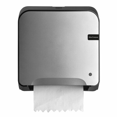 Elive line 3 handdoekroldispenser kunststof zilver Elive line 3 handdoekroldispenser kunststof zilver