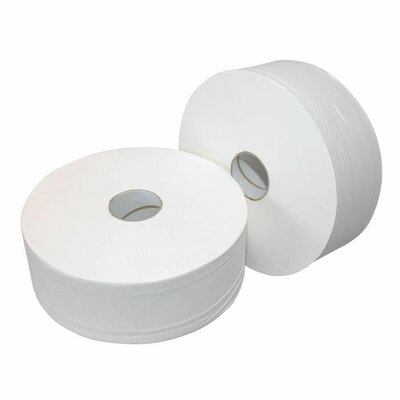 Elive maxi jumbo toiletpapier, 6x380m 2 lagen Elive maxi jumbo toiletpapier, 6x380m 2 lagen