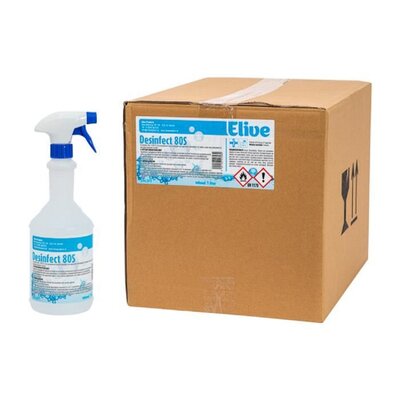ELIVE Desinfect 80S, Desinfectiemiddel 6x1L ELIVE Desinfect 80S, Desinfectiemiddel 6x1L