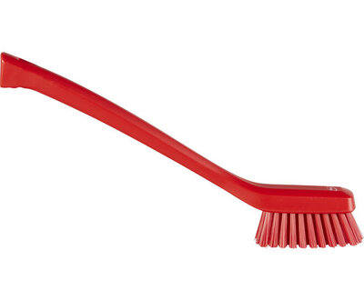 Vikan Lange Afwasborstel Met Smalle Borstel 420mm Rood Vikan Lange Afwasborstel Met Smalle Borstel 420mm Rood