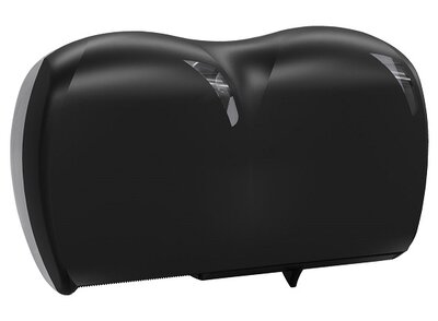 Elive line2, Duo Mini jumbo toiletrolhouder Zwart Elive line2, Duo Mini jumbo toiletrolhouder Zwart