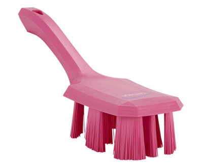Vikan UST Afwasborstel Korte Steel Hard 260mm Roze Vikan UST Afwasborstel Korte Steel Hard 260mm Roze