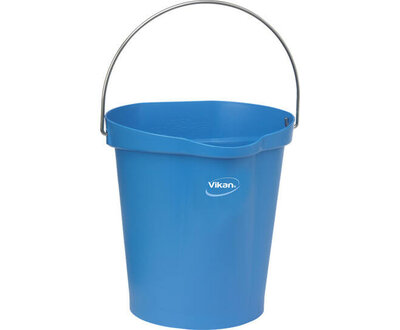 Vikan 12L Emmer Met Schenktuit En Maatverdeling Blauw Vikan 12L Emmer Met Schenktuit En Maatverdeling Blauw