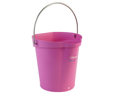 Vikan Emmer 6L Met Schenktuit En Maatverdeling Roze Vikan Emmer 6L Met Schenktuit En Maatverdeling Roze