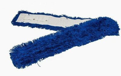 Zwabberhoes Acryl met drukknopen 160 cm - Blauw Zwabberhoes Acryl met drukknopen 160 cm - Blauw