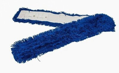 Zwabberhoes Acryl met drukknopen 80 cm - Blauw Zwabberhoes Acryl met drukknopen 80 cm - Blauw