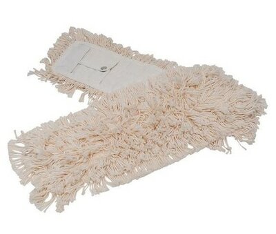 Zwabberhoes Katoen met drukknopen 60cm - Wit Zwabberhoes Katoen met drukknopen 60cm - Wit