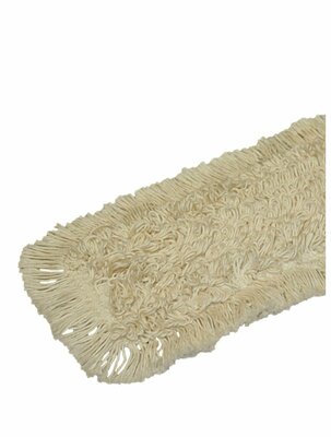 Zwabberhoes Katoen met drukknopen 130cm - Wit Zwabberhoes Katoen met drukknopen 130cm - Wit