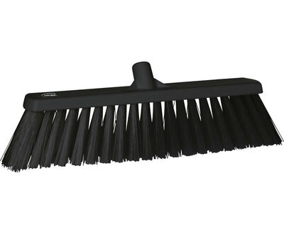 Vikan Zeer Harde Brede Bezem Zwart 530mm Vikan Zeer Harde Brede Bezem Zwart 530mm