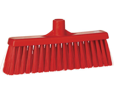 Vikan Bezem Met Rechte Hals Rood 310mm Vikan Bezem Met Rechte Hals Rood 310mm