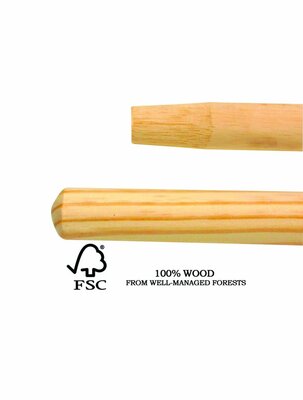 FSC Bezemsteel Hout 1500 x 28mm FSC Bezemsteel Hout 1500 x 28mm