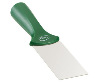 Vikan RVS Handschraper Met Schroefdraad Smal 50mm Groen Vikan RVS Handschraper Met Schroefdraad Smal 50mm Groen