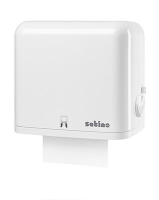 Satino bij wepa autocut handdoekroldispenser PT1 Satino bij wepa autocut handdoekroldispenser PT1