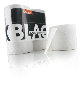Satino Black wit Toiletpapier 400 vel Satino Black wit Toiletpapier 400 vel
