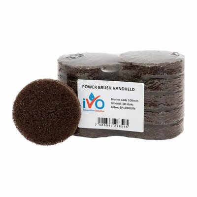 iVo Toppad Power Brush Bruin 100mm iVo Toppad Power Brush Bruin 100mm