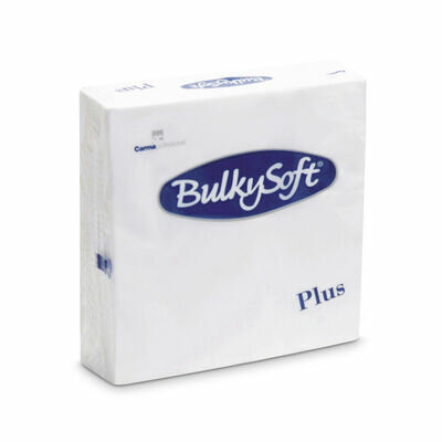 Bulkysoft servetten 2lgs 38x38cm plus, doos 1680 stuks - Wit Bulkysoft servetten 2lgs 38x38cm plus, doos 1680 stuks - Wit