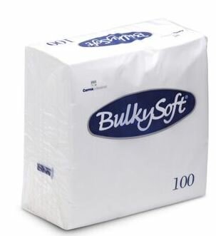 Bulkysoft servetten 2lgs 40x40cm plus, doos 2000 stuks - Wit Bulkysoft servetten 2lgs 40x40cm plus, doos 2000 stuks - Wit