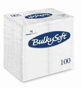 Bulkysoft servetten 2lgs 40x40cm, doos 2000 stuks - 1/8 vouw Wit Bulkysoft servetten 2lgs 40x40cm, doos 2000 stuks - 1/8 vouw Wit