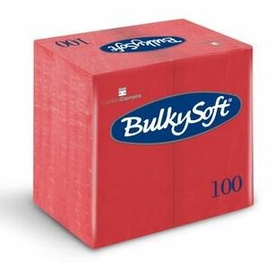 Bulkysoft servetten 2lgs 40x40cm, doos 2000 stuks - 1/8 vouw Rood Bulkysoft servetten 2lgs 40x40cm, doos 2000 stuks - 1/8 vouw Rood